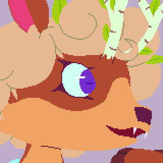 Thumbnail for gallery item "boba.png". It depicts a close-up of the anthropomorphic deer Ocha.