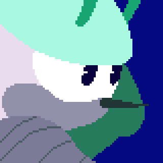 Thumbnail for gallery item "randomisopod.png". It depicts a close-up of the anthropomorphic isopod character Misun.