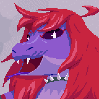 Thumbnail for gallery item "ninya.png". It depicts a close-up of an anthropomorphic snake character.