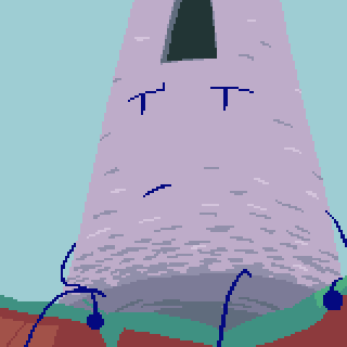 Thumbnail for gallery item "7067318.png". It depicts a close-up of a light house with a simple cartoonish face.